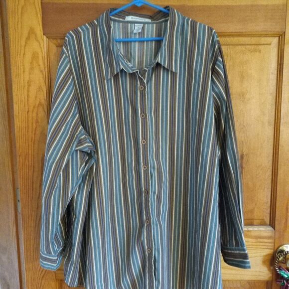 Roman's Button Down Long sleeve Shirt - Picture 1 of 6